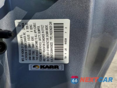 Zdjęcie 12 z 12 samochodu: 2017 HONDA CIVIC EX VIN:2HGFC3B38HH354223 - miniatura