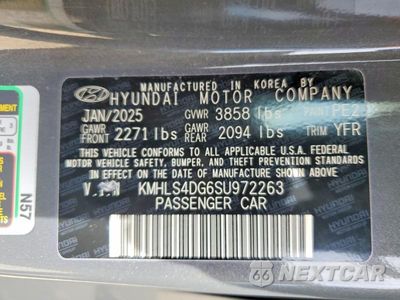 Zdjęcie 12 z 12 samochodu: 2025 HYUNDAI ELANTRA SEL VIN:KMHLS4DG6SU972263 - miniatura