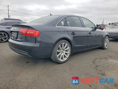 Trzecie zdjęcie samochodu z tyłu: 2013 AUDI A4 PREMIUM PLUS VIN:WAUEFAFL4DN016204 - miniatura
