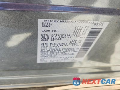 Zdjęcie 12 z 12 samochodu: 2020 NISSAN PATHFINDER S VIN:5N1DR2AN5LC623593 - miniatura