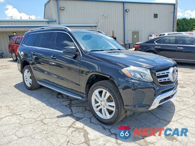 Czwarte zdjęcie samochodu z boku: 2017 MERCEDES-BENZ GLS 450 4MATIC VIN:4JGDF6EE4HA758285 - miniatura