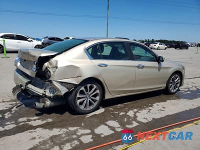 Trzecie zdjęcie samochodu z tyłu: 2014 HONDA ACCORD SPORT VIN:1HGCR2F50EA079366 - miniatura
