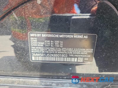 Zdjęcie 13 z 13 samochodu: 2019 BMW 330I VIN:3MW5R1J52K8B01803 - miniatura