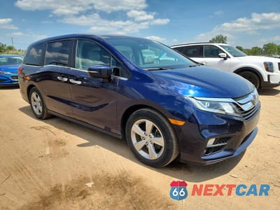 Czwarte zdjęcie samochodu z boku: 2019 HONDA ODYSSEY EX VIN:5FNRL6H55KB130250 - miniatura