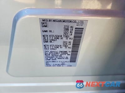 Zdjęcie 13 z 13 samochodu: 2018 INFINITI QX60 VIN:5N1DL0MNXJC517302 - miniatura