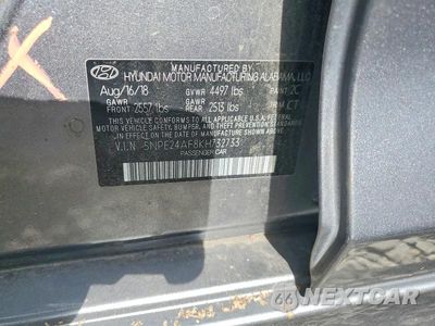 Zdjęcie 12 z 12 samochodu: 2019 HYUNDAI SONATA SE VIN:5NPE24AF8KH732733 - miniatura