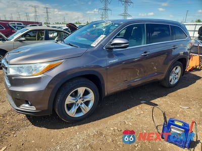 2015 TOYOTA HIGHLANDER HYBRID LIMITED 5TDDCRFHXFS008560 - główne zdjęcie licytacji z USA - miniatura