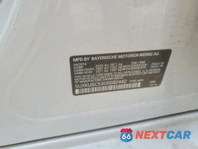 Zdjęcie 12 z 12 samochodu: 2016 BMW X6 XDRIVE50I VIN:5UXKU6C53G0S82442 - miniatura