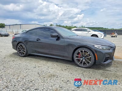 Czwarte zdjęcie samochodu z boku: 2021 BMW M440XI VIN:WBA13AR04MCF77185 - miniatura