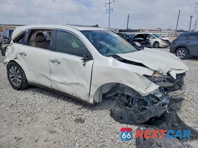 Czwarte zdjęcie samochodu z boku: 2016 ACURA MDX VIN:5FRYD3H27GB020383 - miniatura