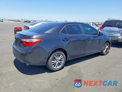 Trzecie zdjęcie samochodu z tyłu: 2014 TOYOTA COROLLA LE VIN:5YFBURHE8EP161419 - miniatura