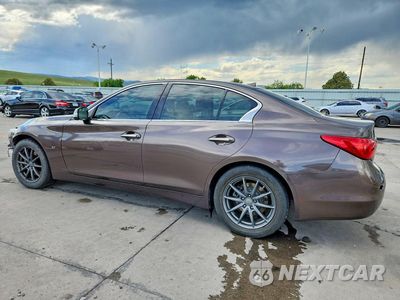 Drugie zdjęcie samochodu z przodu: 2014 INFINITI Q50 BASE VIN:JN1BV7AR0EM682557 - miniatura