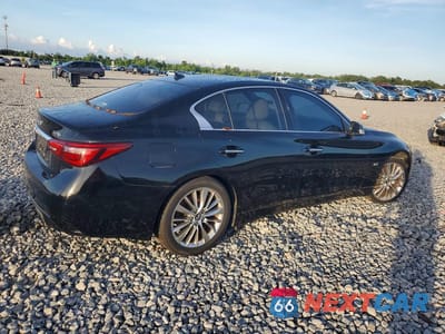 Trzecie zdjęcie samochodu z tyłu: 2018 INFINITI Q50 3.0T LUXE VIN:JN1EV7AP6JM363119 - miniatura