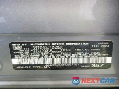 Zdjęcie 13 z 13 samochodu: 2023 MITSUBISHI OUTLANDER SPORT S VIN:JA4ARUAU6PU007101 - miniatura