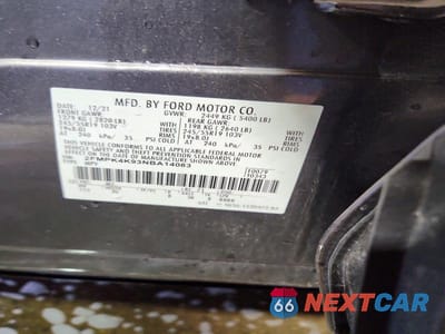Zdjęcie 13 z 13 samochodu: 2022 FORD EDGE TITANIUM VIN:2FMPK4K93NBA14083 - miniatura