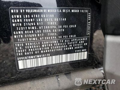 Zdjęcie 13 z 13 samochodu: 2026 VOLKSWAGEN TIGUAN S VIN:3VVCR7RM9TM016170 - miniatura