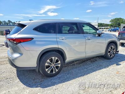 Trzecie zdjęcie samochodu z tyłu: 2023 TOYOTA HIGHLANDER XLE VIN:5TDKDRBH1PS020592 - miniatura