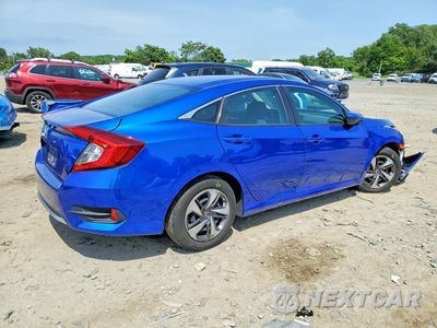 Trzecie zdjęcie samochodu z tyłu: 2020 HONDA CIVIC LX VIN:2HGFC2F61LH588419 - miniatura