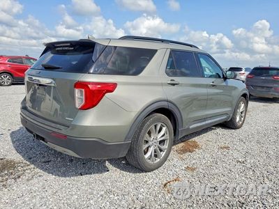 Trzecie zdjęcie samochodu z tyłu: 2020 FORD EXPLORER XLT VIN:1FMSK7DH5LGB20783 - miniatura