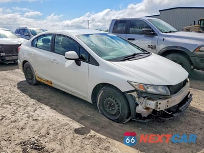 Czwarte zdjęcie samochodu z boku: 2013 HONDA CIVIC LX VIN:19XFB2F52DE235094 - miniatura