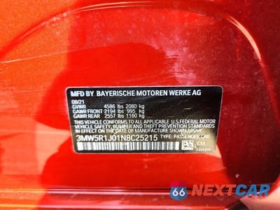 Zdjęcie 12 z 12 samochodu: 2022 BMW 330I VIN:3MW5R1J01N8C25215 - miniatura