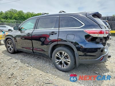 Drugie zdjęcie samochodu z przodu: 2016 TOYOTA HIGHLANDER XLE VIN:5TDJKRFH2GS500281 - miniatura