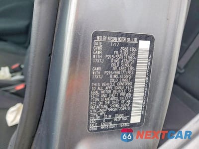 Zdjęcie 12 z 12 samochodu: 2017 NISSAN JUKE S VIN:JN8AF5MR2HT704918 - miniatura
