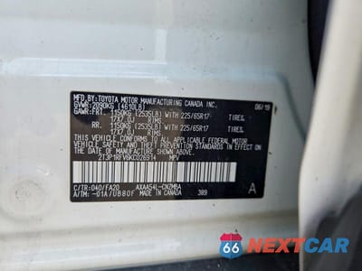 Zdjęcie 13 z 13 samochodu: 2019 TOYOTA RAV4 XLE VIN:2T3P1RFV6KC026914 - miniatura