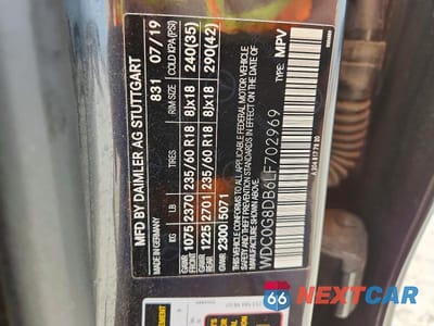 Zdjęcie 13 z 13 samochodu: 2020 MERCEDES-BENZ GLC 300 VIN:WDC0G8DB6LF702969 - miniatura