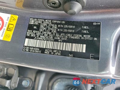 Zdjęcie 13 z 13 samochodu: 2019 LEXUS NX 300 F SPORT VIN:JTJYARBZ5K2152392 - miniatura