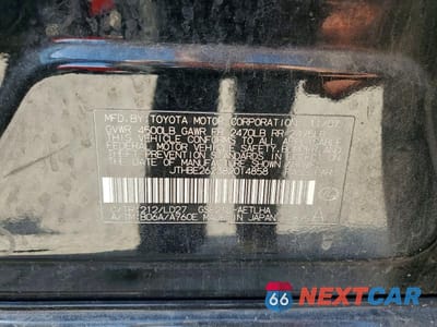 Zdjęcie 12 z 12 samochodu: 2008 LEXUS IS 350 VIN:JTHBE262382014858 - miniatura