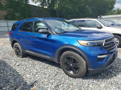 Czwarte zdjęcie samochodu z boku: 2020 FORD EXPLORER XLT VIN:1FMSK8DH7LGB37560 - miniatura