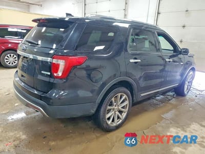Trzecie zdjęcie samochodu z tyłu: 2017 FORD EXPLORER LIMITED VIN:1FM5K7FH3HGB16491 - miniatura