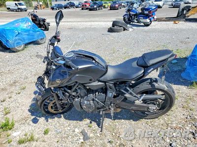 Trzecie zdjęcie samochodu z tyłu: 2022 YAMAHA MT07 VIN:JYARM32E5NA005441 - miniatura