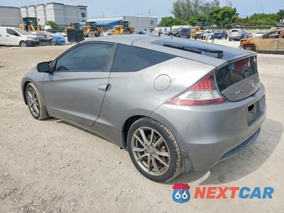 Drugie zdjęcie samochodu z przodu: 2011 HONDA CR-Z EX VIN:JHMZF1D65BS014864 - miniatura