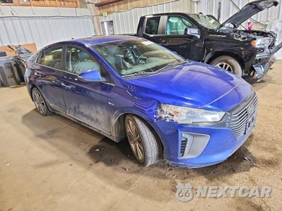 Czwarte zdjęcie samochodu z boku: 2019 HYUNDAI IONIQ LIMITED VIN:KMHC85LC5KU154266 - miniatura