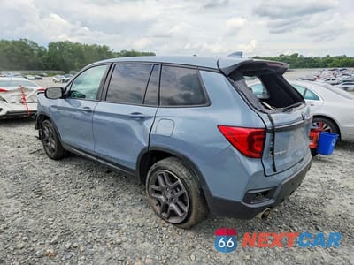 Drugie zdjęcie samochodu z przodu: 2023 HONDA PASSPORT EXL VIN:5FNYF8H57PB019253 - miniatura