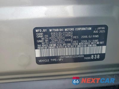 Zdjęcie 13 z 13 samochodu: 2025 MITSUBISHI OUTLANDER SEL VIN:JA4T5WA95SZ054689 - miniatura