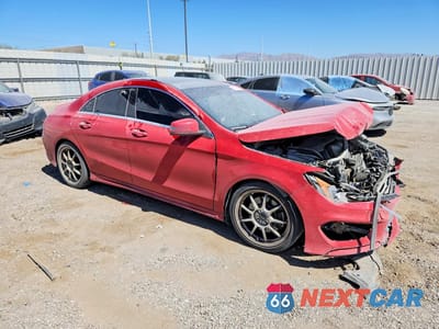 Czwarte zdjęcie samochodu z boku: 2016 MERCEDES-BENZ CLA 250 VIN:WDDSJ4EB6GN290559 - miniatura
