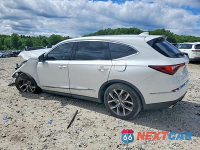 Drugie zdjęcie samochodu z przodu: 2022 ACURA MDX TECHNOLOGY VIN:5J8YE1H46NL038647 - miniatura