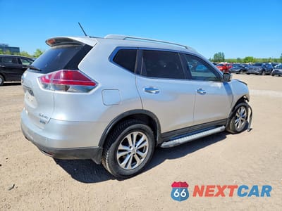 Trzecie zdjęcie samochodu z tyłu: 2014 NISSAN ROGUE S VIN:5N1AT2MV1EC758038 - miniatura