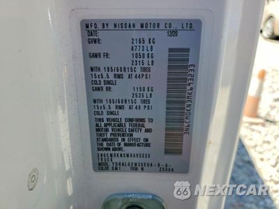 Zdjęcie 14 z 14 samochodu: 2021 NISSAN NV200 DELIVERY VAN VIN:3N6CM0KN3MK693233 - miniatura