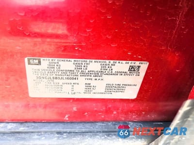 Zdjęcie 14 z 14 samochodu: 2018 CHEVROLET TRAX 1LT VIN:3GNCJLSB3JL160041 - miniatura