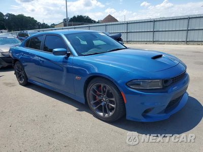 Czwarte zdjęcie samochodu z boku: 2022 DODGE CHARGER SCAT PACK VIN:2C3CDXGJ8NH257598 - miniatura