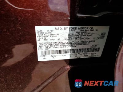 Zdjęcie 13 z 13 samochodu: 2012 LINCOLN MKX VIN:2LMDJ6JK4CBL17574 - miniatura