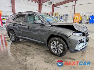 Czwarte zdjęcie samochodu z boku: 2024 HYUNDAI TUCSON BLUE VIN:KM8JBCD17RU223477 - miniatura