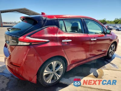 Trzecie zdjęcie samochodu z tyłu: 2018 NISSAN LEAF SL VIN:1N4AZ1CP3JC301571 - miniatura