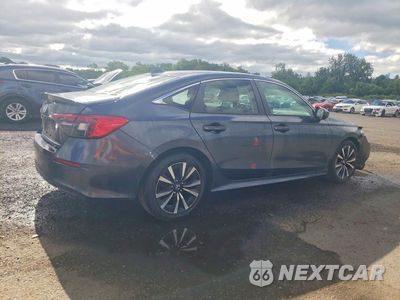 Trzecie zdjęcie samochodu z tyłu: 2022 HONDA CIVIC EX VIN:JHMFE1F75NX007917 - miniatura