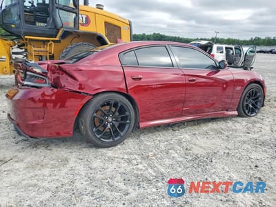 Trzecie zdjęcie samochodu z tyłu: 2022 DODGE CHARGER SCAT PACK VIN:2C3CDXGJ5NH268073 - miniatura