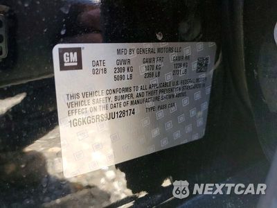 Zdjęcie 12 z 12 samochodu: 2018 CADILLAC CT6 PREMIUM LUXURY CSAV VIN:1G6KG5RS9JU128174 - miniatura